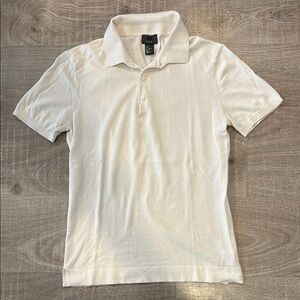 H&M Silk Blend Men’s White Polo Shirt